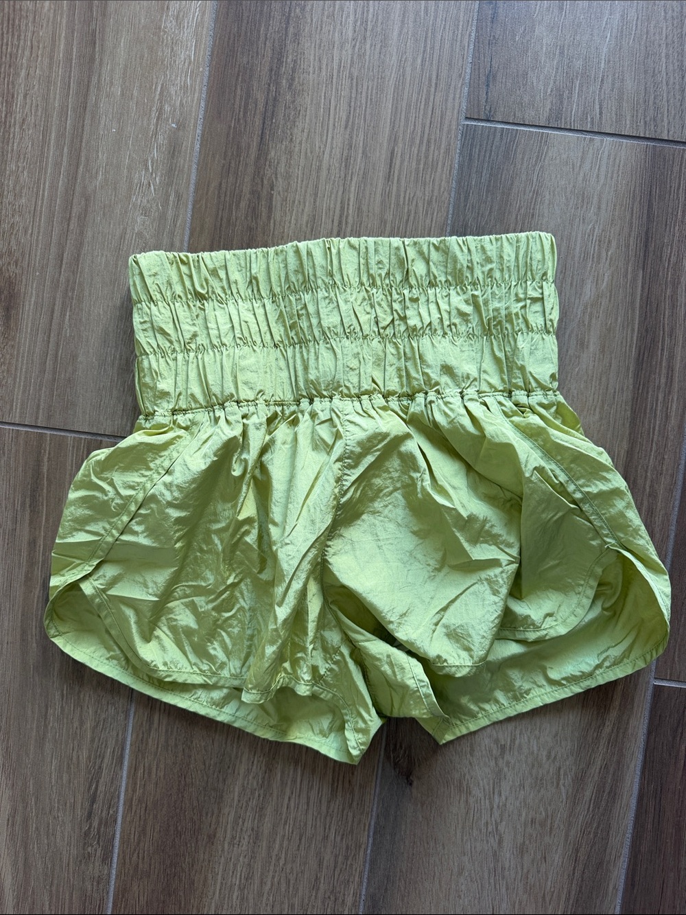 FP movement lime green shorts adult small